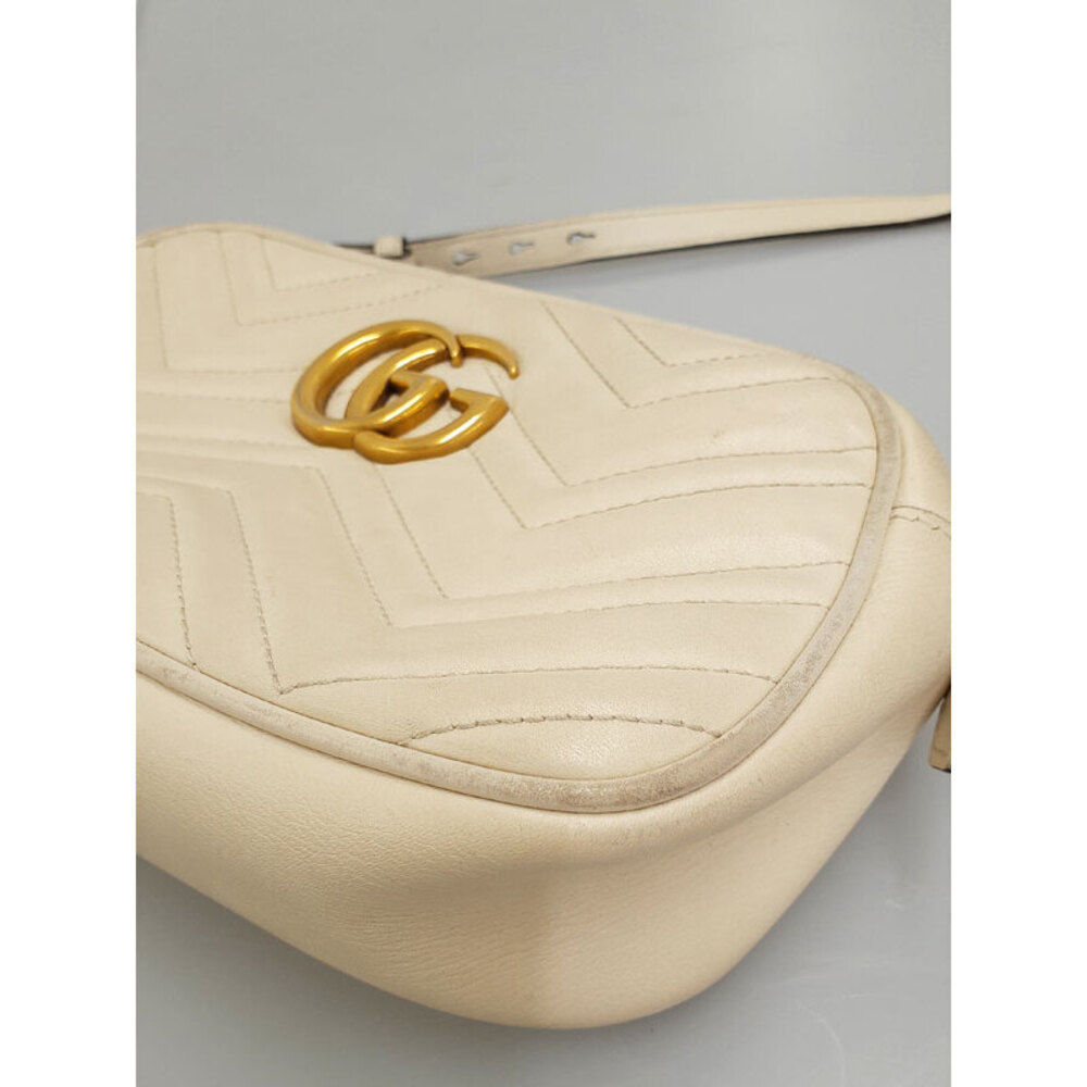 Gucci Shoulder Marmont GG Quilted Bag - Picture 7 of 9
